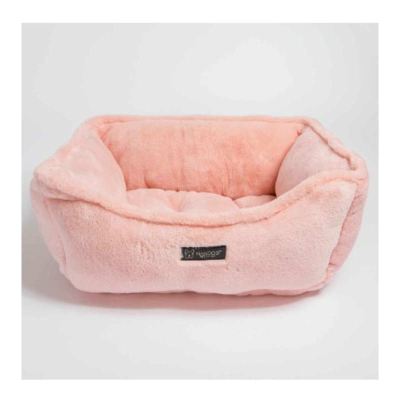 Nandog Pet Gear Cloud Reversible Bed (Blush) for Dogs and Cats