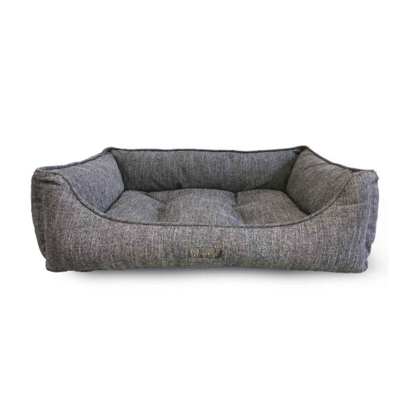 Nandog Pet Gear Designer Bed (Poplin Grey) for Dogs and Cats