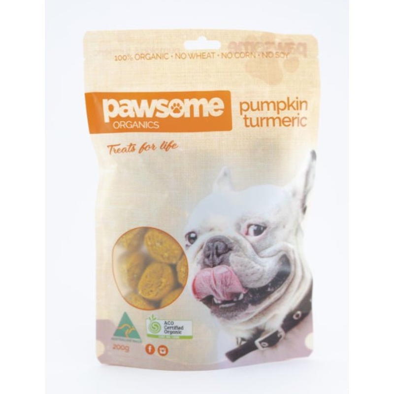Pawsome Organics Organic Pumpkin and Turmeric Treats