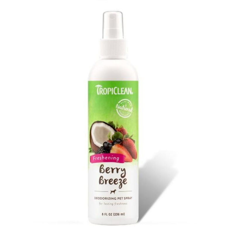 TropiClean Berry Breeze Deodorizing Pet Spray (Berry Fresh)