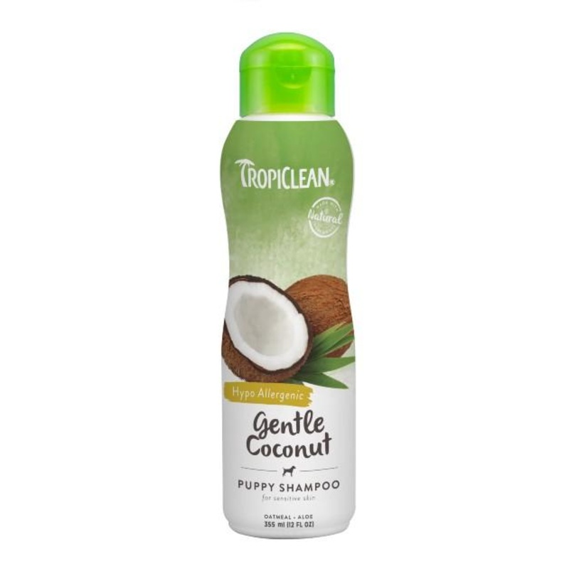 TropiClean Gentle Coconut Pet Shampoo (Hypoallergenic)