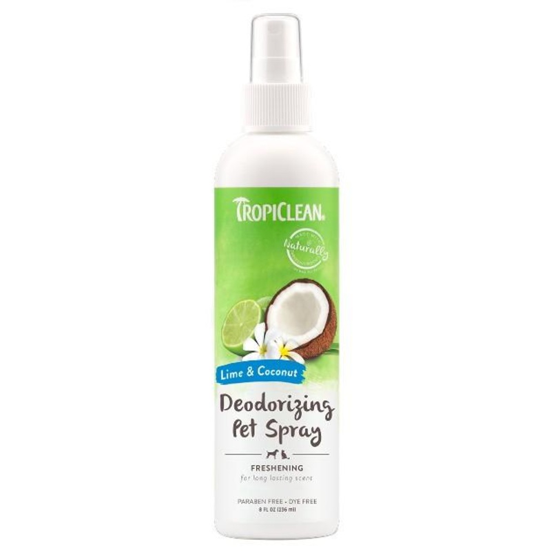 TropiClean Lime and Coconut Deodorizing Pet Spray For Dogs