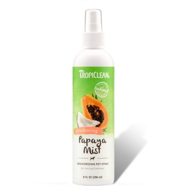 TropiClean Papaya Mist Deodorizing Pet Spray (Moisturizing)