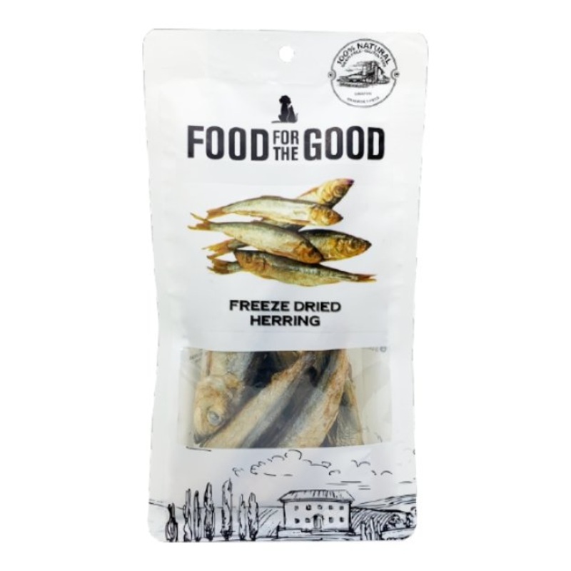 Food For The Good Freeze Dried Cat & Dog Treats (Herring)