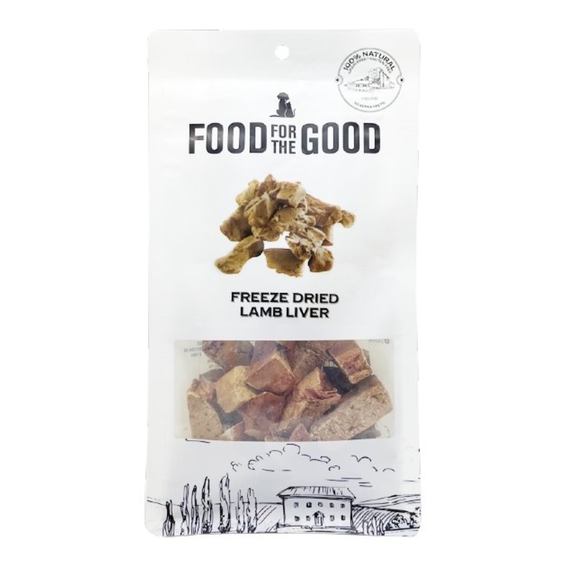Food For The Good Freeze Dried Cat & Dog Treats (Lamb Liver)