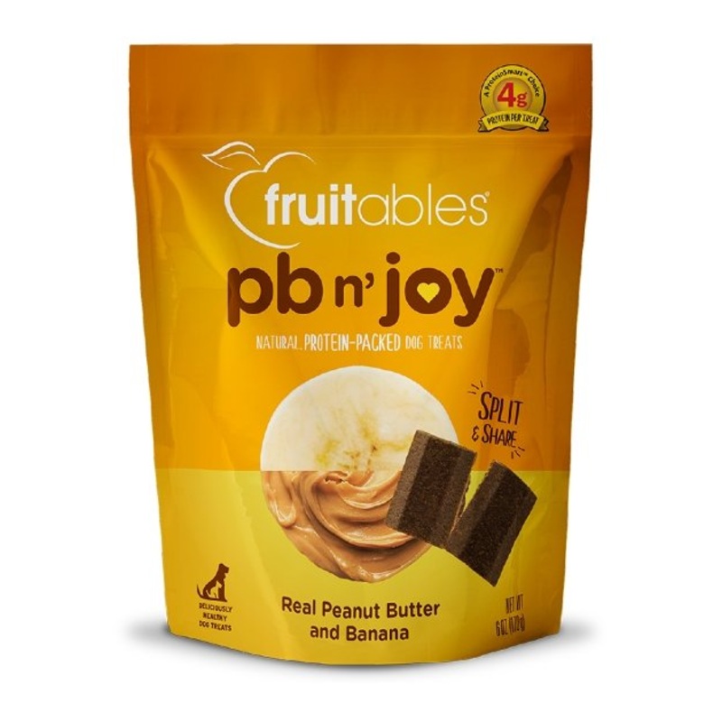 Fruitables PB N' JOY Real Peanut Butter & Banana Dog Treats