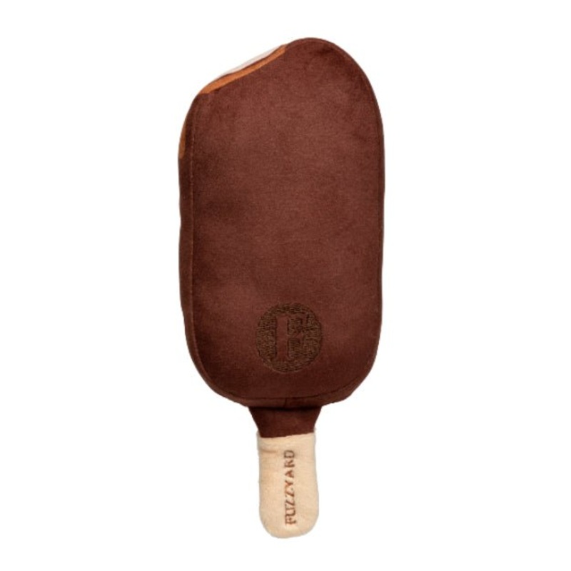 FuzzYard Chocolate Coated Ice Cream Plush Dog Toy