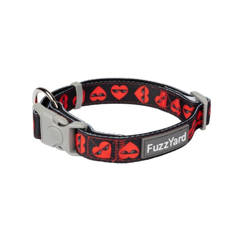 FuzzYard Heart Breaker Dog Collar