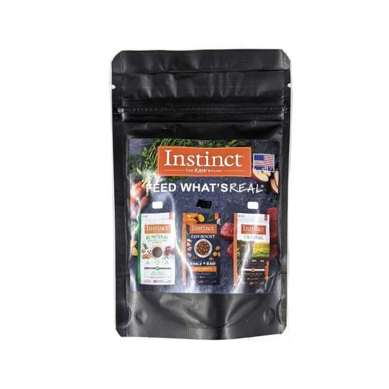 GIFT WITH PURCHASE >$120: Instinct Raw Boost Dog Food Trial Pack (1 x Random Flavour)