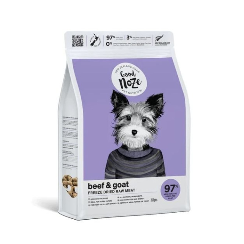 Good Noze Freeze Dried Raw Dog Food (Beef & Goat)