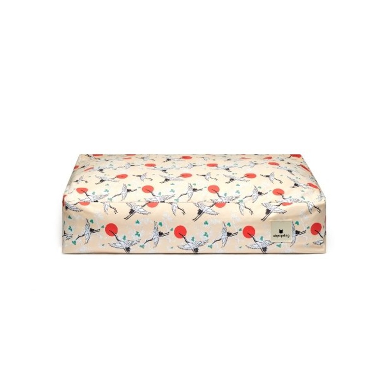 Ohpopdog Nihon Collection Microbeads Dog Bed (Tsuru) for Dogs & Cats