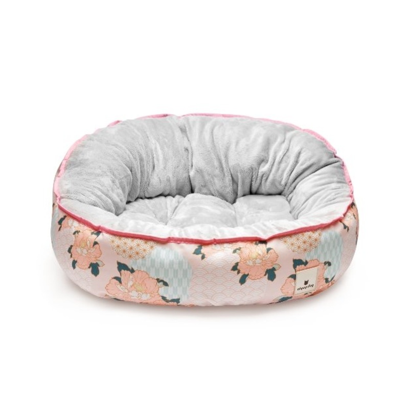 Ohpopdog Nihon Collection Reversible Dog Bed (Botan) for Dogs & Cats