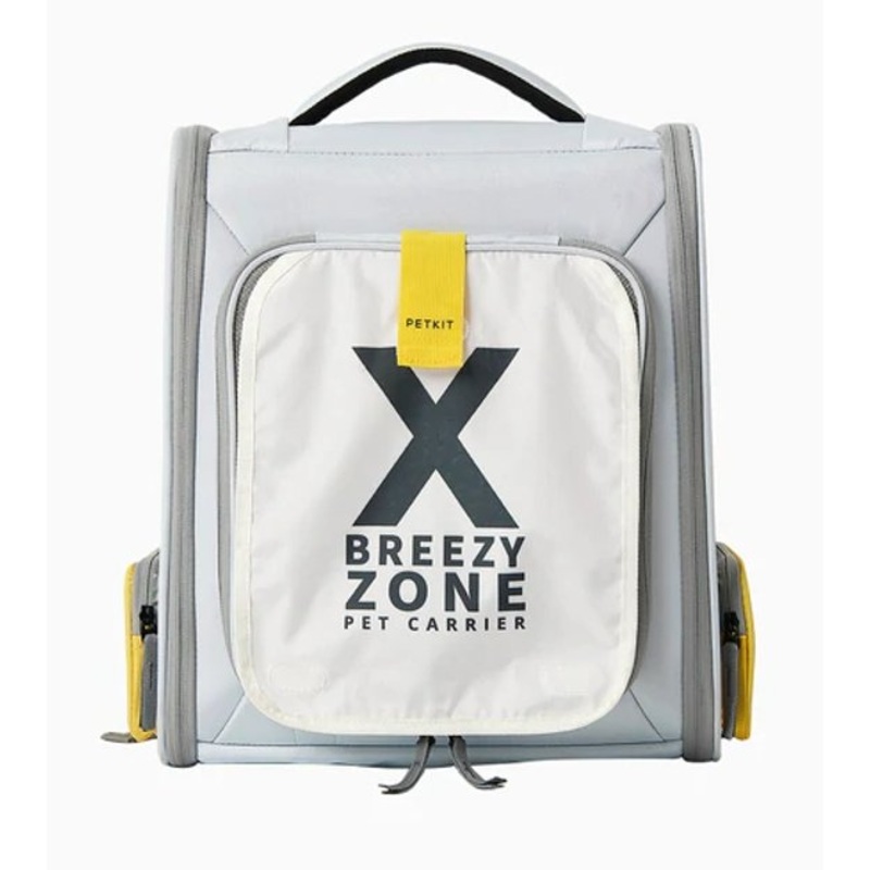 PETKIT Breezy Zone Backpack Carrier (Grey & Yellow)