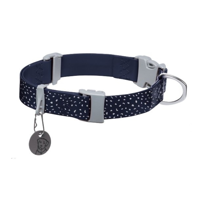 Ruffwear Confluence Waterproof & Stink-Proof Dog Collar (Midnight Blue)