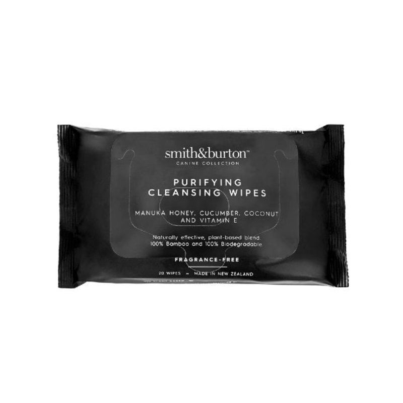 smith&burton Purifying Cleansing Wipes (Manuka Honey, Cucumber, Coconut and Vitamin E)