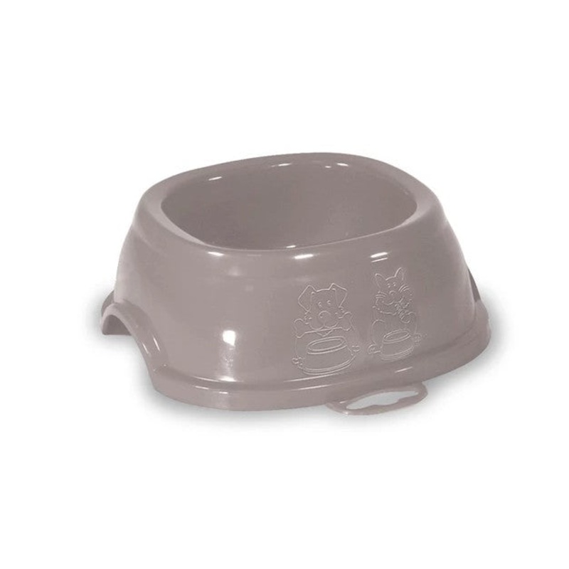 Stefanplast Break 1 Square Bowl (Powder Pink) For Cats & Dogs
