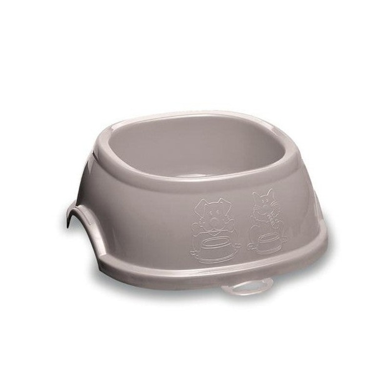 Stefanplast Break 2 Square Cat & Dog Bowl (Powdered Pink)