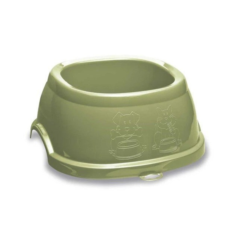 Stefanplast Break 4 Square Cat & Dog Bowl (Green)