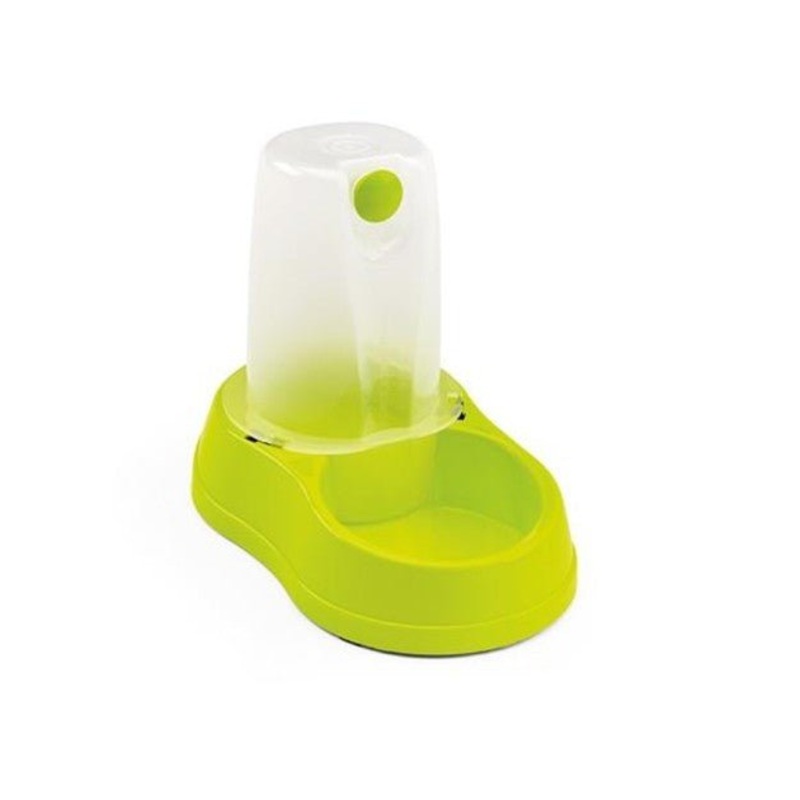 Stefanplast Water Dispenser For Cats & Dogs (Lime Green)