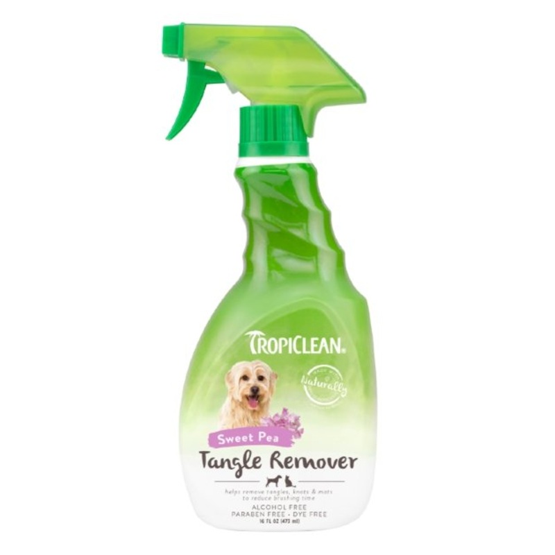 TropiClean Sweet Pea Tangle Remover Spray For Dogs And Cats