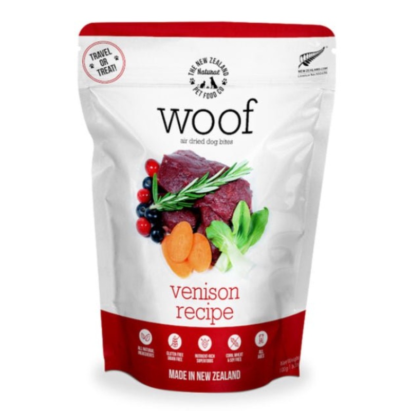 Woof Air Dried Venison Dog Treats