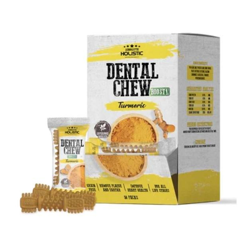 Absolute Holistic Dental Dog Chews (Turmeric)