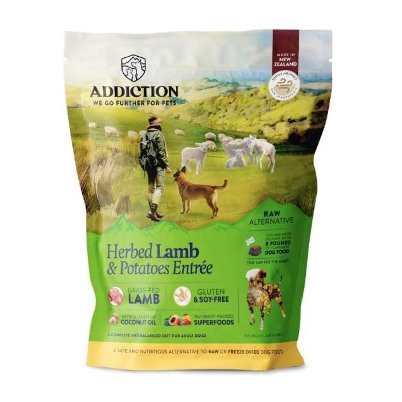 Addiction Air-Dried Dog Food (Herbed Lamb & Potatoes)