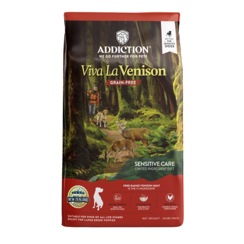 Addiction Dry Dog Food (Viva La Venison)