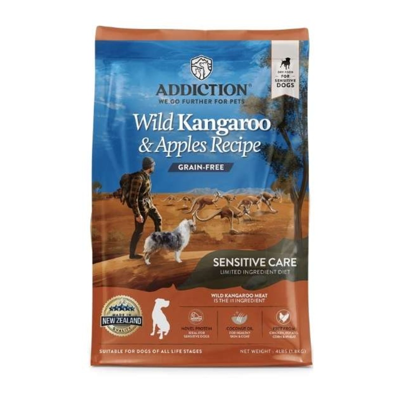 Addiction Dry Dog Food (Wild Kangaroo & Apples)