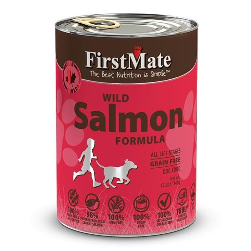 FirstMate Grain Free, Wild Salmon Wet Dog Food
