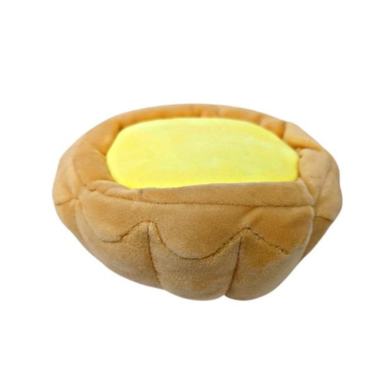 Furball Collective Squeakie Dog Toy (Egg Tart)