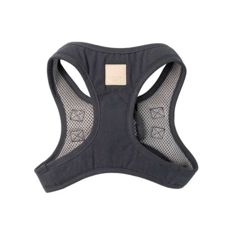 FuzzYard LIFE Cotton Step-in Dog Harness (Slate Grey)
