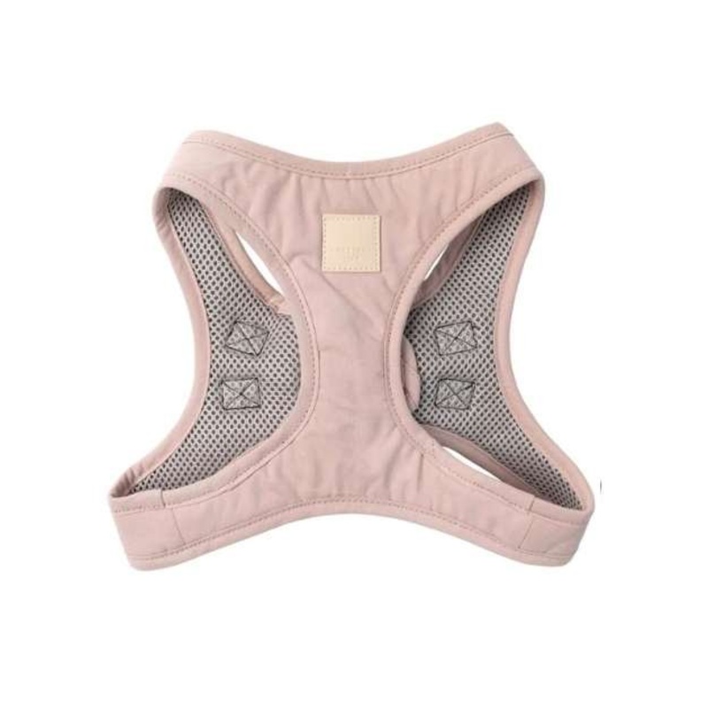 FuzzYard LIFE Cotton Step-in Dog Harness (Soft Blush)