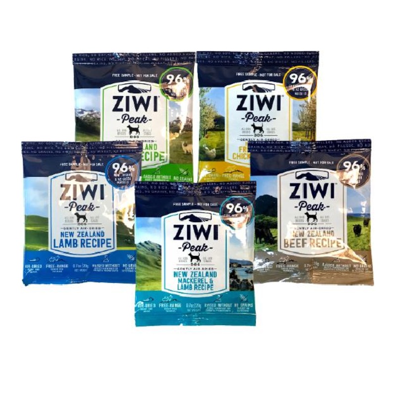 GIFT WITH PURCHASE >$120: ZIWI Peak Air Dried Dog Food Trial Pack (1 x Random Flavour)