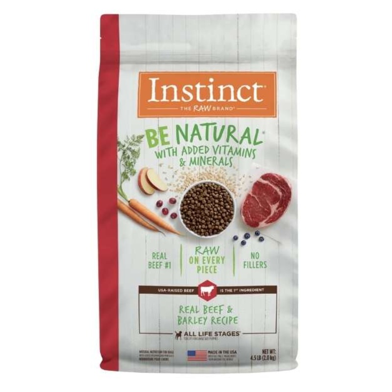Instinct Be Natural Real Beef & Barley Recipe Dry Dog Food