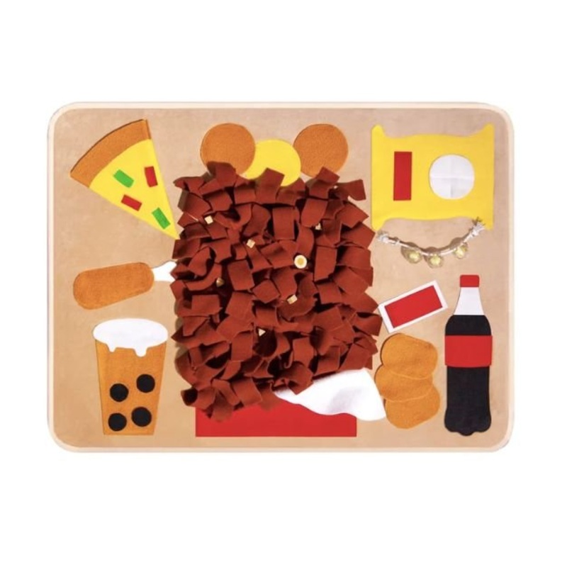 POOZPET Nosework Snuffle Mat For Dogs (Happy Puppy Meal)