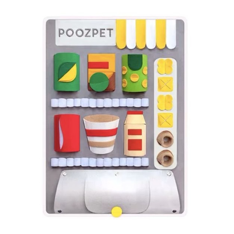 POOZPET Nosework Snuffle Mat For Dogs (Vending Machine)
