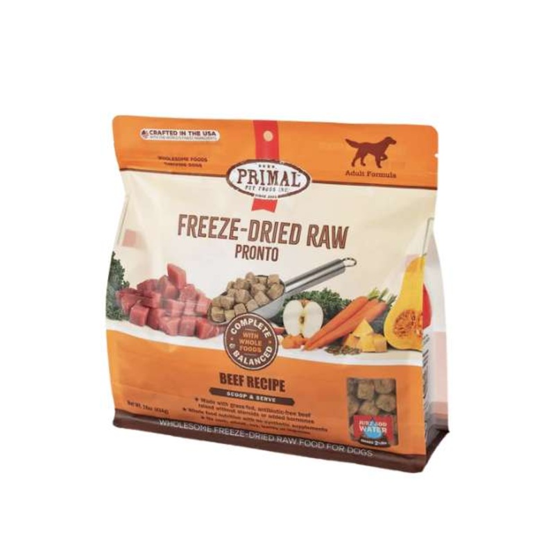Primal Canine Freeze Dried Raw Pronto (Beef)