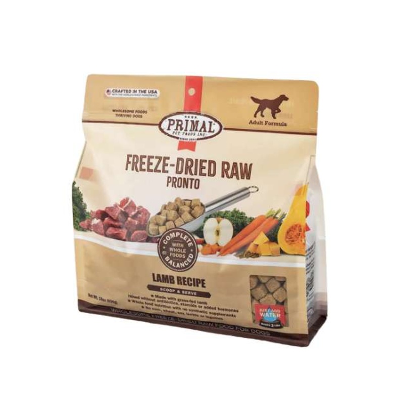 Primal Canine Freeze Dried Raw Pronto (Lamb)