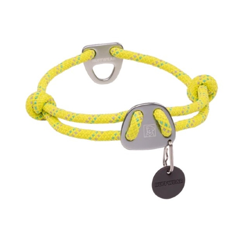 Ruffwear Knot-a-Collar Reflective Rope Dog Collar (Lichen Green)