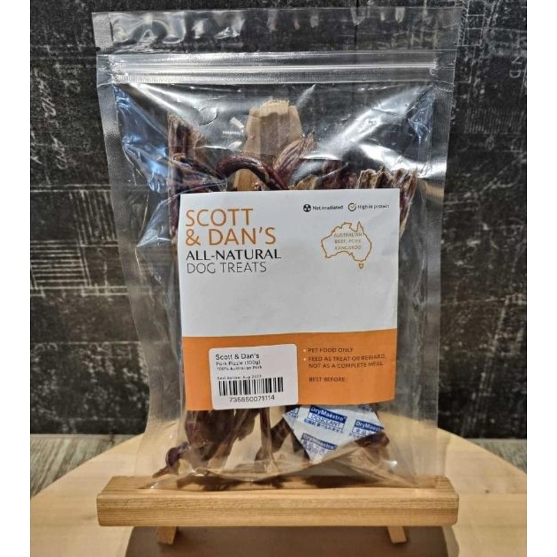 Scott & Dan's Bully Sticks Dog Treats (Pork Pizzle)