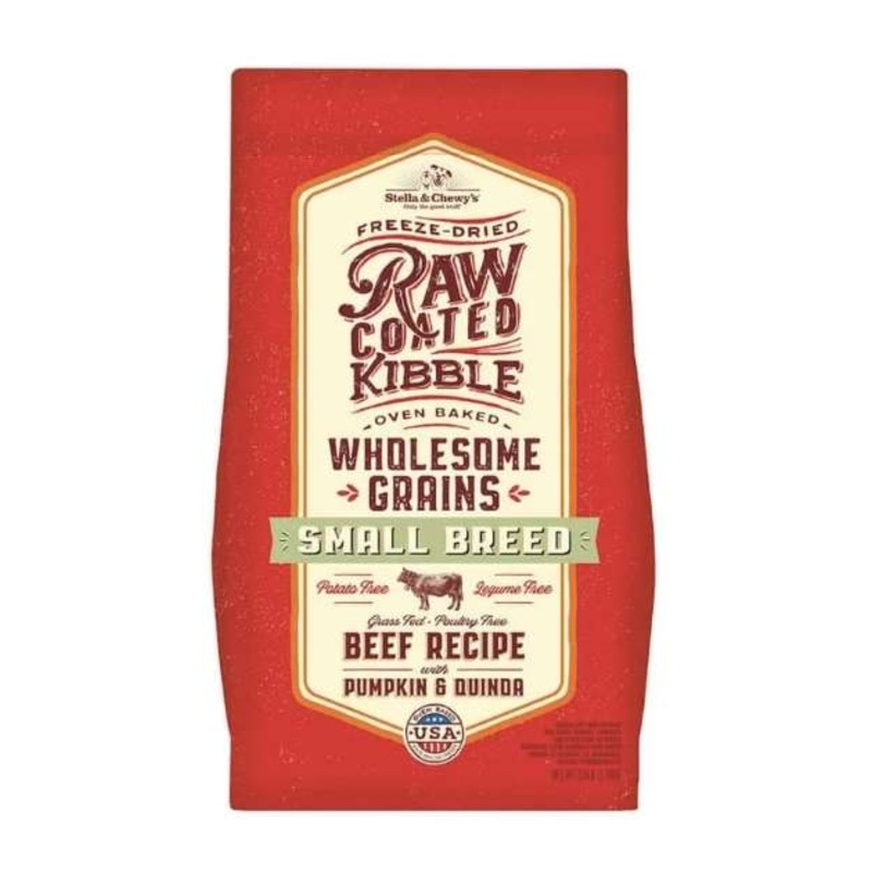 Stella & Chewys Wholesome Grains Raw Coated Kibbles (Small Breed Beef) Dry Dog Food