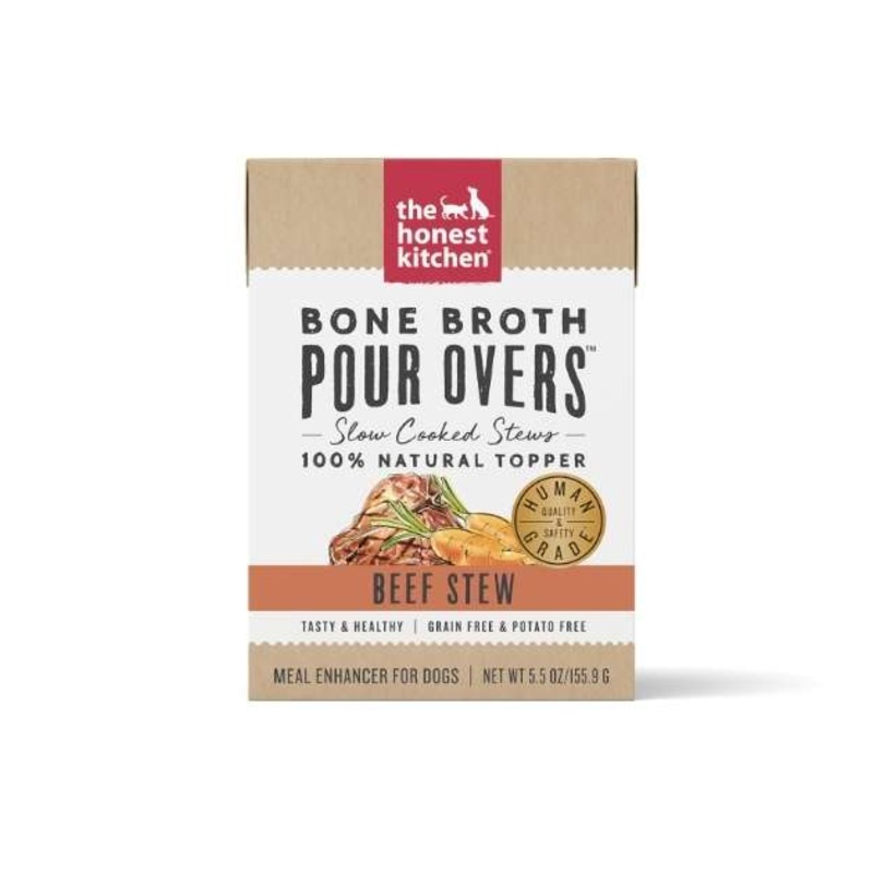 The Honest Kitchen Bone Broth Pour Overs (Beef Stew) Wet Dog Food