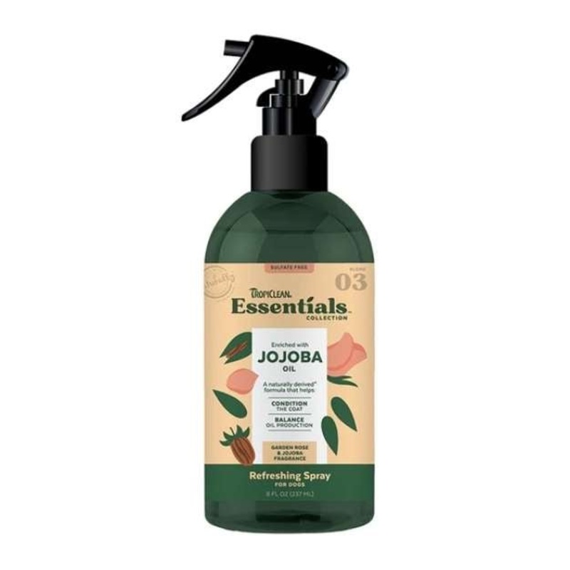 Tropiclean Essentials Jojoba Oil Deodorizing Spray For Dogs