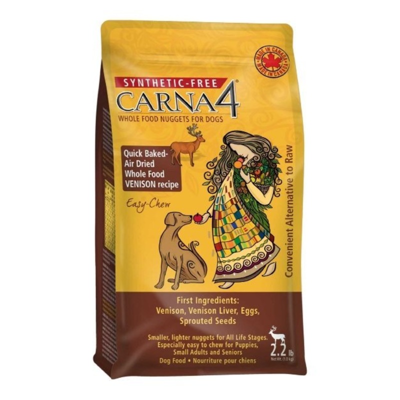 TRY & BUY: Carna4 Easy-Chew Quick Baked Air Dried Venison Recipe Dry Dog Food