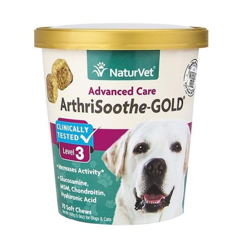 TRY & BUY: NaturVet ArthriSoothe GOLD (Level 3) Advanced Care Soft Chew Cat & Dog Supplement