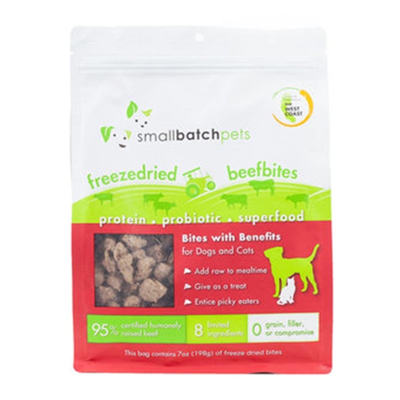 TRY & BUY: Small Batch Freeze Dried Beef Bites Cat & Dog Food Mixer