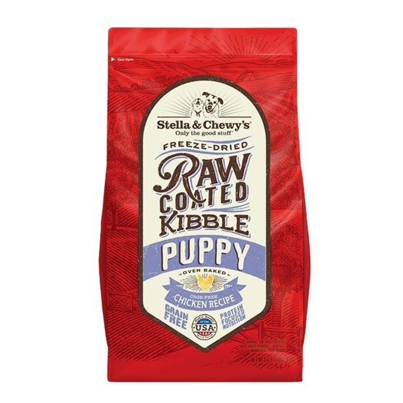 TRY & BUY: Stella & Chewys Freeze Dried Raw Coated Kibbles (Puppy Chicken) Dog Food