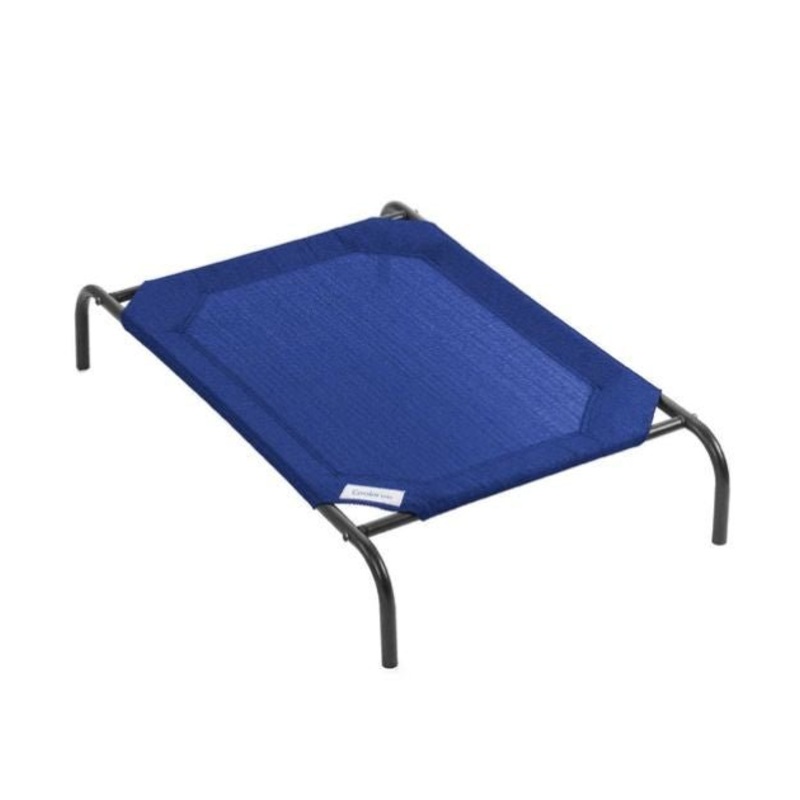 Coolaroo Elevated Knitted Fabric Cat & Dog Bed (Aquatic Blue)