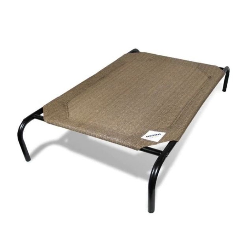 Coolaroo Elevated Knitted Fabric Cat & Dog Bed (Nutmeg)